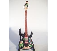 Frank Zappa Steve Vai Ibanez Flower Cut Miniature Guitar