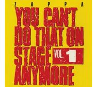 Frank Zappa You Can't Do That On Stage Anymore - Volume 1 (CD) Album (US IMPORT)