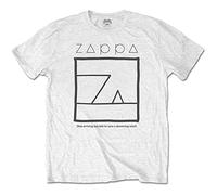 Frank Zappa ZAPTS10MW02 T-Shirt, White, Medium