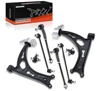 Frankberg 10x Control Arm Kit Front Compatible with Golf Plus 5M1 521 All Engines 2004-2013 A3 8P1 All Engines 2003-2012 Leon 1P1 All Engines 2005-2012 Replace# 1K0407151AC
