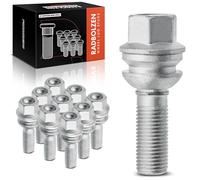 Frankberg 10x Wheel Bolts Stud Wheel Bolts M14x1.5 2002-hetue | Compatible with: T.o.u.a.r.e.g 7P5 7P6, C.a.y.e.n.n.e 92A, C.a.y.e.n.n.e 9PA, Q7 4LB