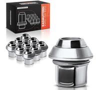 Frankberg 10x Wheel Nuts Front Rear Compatible with C-Max Capri III Cougar Escort Fiesta Focus Fusion Granada KA Mondeo Scorpio Sierra Transit 1981-2021 31329645