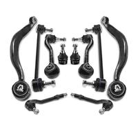 Frankberg 10x Wishbone ArmSet Front Axle Compatible with X5 E53 3.0d 3.0i 4.4i 4.6is 4.8is 2000-2006 Replace# 32211096327