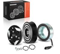 Frankberg 1x AC Compressor Clutch Kit Air Conditioning Compatible with Qashqai +2 I J10 JJ10E NJ10 X-Trail T31 Grand Scénic II JM0/1 Megan.e II BM0/1 CM0/1 Scénic III JZ0/1 Replace# 8200855146