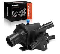 Frankberg 1x Engine Coolant Thermostat Housing Diesel Compatible with Movano B Bus X62 NP300 Navara Pick-up D23 NV400 Box X62 X62B Master III Bus JV Replace# 1106100Q2B