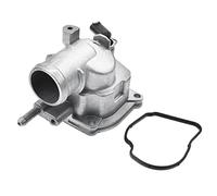 Frankberg 1x Engine Coolant Thermostat with Housing Compatible with C-Class 2001-2011 CLC-Class 2008-2011 CLK 2005-2009 E-Class 2002-2009 Replace# 6462000015