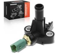 Frankberg 1x Engine Coolant Thermostat with Housing Compatible with Doblo MPV 119 223 2001-2005 Palio/Palio Weekend 178BX 171 173 178 373 374 1999-2004 Punto 176/176C 188 1999-2003