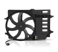 Frankberg 1x Fan Radiator Fan Engine Cooling Compatible with Mini R50 R53 Cooper One S Works 1.6L 2001-2006 Mini Cabriolet R52 Cooper One 1.6L 2004-2007