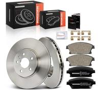 Frankberg 1x Frankberg Brake Disk + 4x Front brake pads 13301234, 13412810