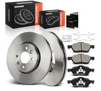 Frankberg 1x Frankberg Discs Brake Disk + 4x Front brake pads 24012802451