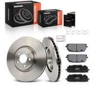 Frankberg 1x Frankberg Discs Brake Disk + 4x Front brake pads 4K0698151