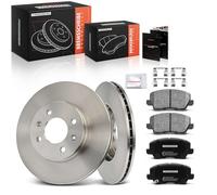 Frankberg 1x Frankberg Disk + 4x Front brake pads 58101G6A40, 58101G6A30