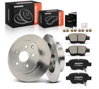 Frankberg 1x Frankberg Disk + 4x Rear brake pads 04466YZZE2, 0446605010 | Compatible with: A.v.e.n.s.i.s Saloon T25, A.v.e.n.s.i.s T25, A.v.e.n.s.i.s Station Wagon T25