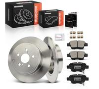 Frankberg 1x Frankberg Disk + 4x Rear brake pads 04466YZZE2, 0446605010 | Compatible with: A.v.e.n.s.i.s Saloon T25, A.v.e.n.s.i.s T25, A.v.e.n.s.i.s Station Wagon T25