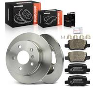 Frankberg 1x Frankberg Disk + 4x Rear brake pads A1694230312, A1694230912