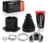 Frankberg 1x Joint Kit Drive Shaft CV Front Compatible with A4 8K2 8W2 8WC 8KH 8WH 8WJ 8K5 8W5 8WD A5 A6 Jet.ta IV Q5 Q7 Q8 Tour.areg A7 A8 Replace# 4H0498103AV