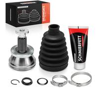 Frankberg 1x Joint Kit Drive Shaft CV Wheel Side Front Compatible with Polo 6C1 6R1 9A 9N 9A2 9A4 9A6 9N2 6R Toledo Cordoba Fabia Replace# 6Q0498099DX