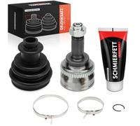 Frankberg 1x Joint Kit Drive Shaft Front Axle Left Right Compatible with Grand Cherokee II WG WJ 2.7L-4.7L 1999-2005 Replace# 12-221688