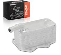 Frankberg 1x Oil cooler Compatible with Pas.sat 3C2 Oct.avia II 1Z3 A3 8P1 A3 Sportback 8PA A4 8EC A4 Avant 8ED A4 Cabriolet 8HE A6 4F2 A6 Avant 4F5 Replace# 06D117021C