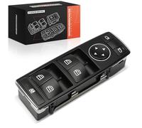 Frankberg 1x Power Window Switch Front Left Compatible with A-Class W176 A45 A.M.G A160-250 B-Class W242 W246 B160-B250 CLA Coupe C117 A.M.G CLA45-250 Replace# 1669054300