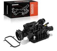 Frankberg 1x Thermostat 2-Pin Diesel Compatible with Berlingo EC ER 1.5L 2018-2024 Berlingo Box/MPV K9 1.5L 2018-2024 C3 Aircross II 2C 2R 1.5L 2018-2024 Replace# 9812113780