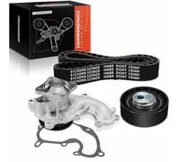 Frankberg 1x Timing Belt Repair Kit with Water Pump Diesel Compatible with C-Max DM2 Fiesta IV JA JB Fiesta Box J3 J5 Fiesta Box JV Focus DAW DBW Focus II DA DP HCP