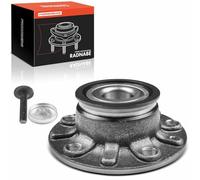 Frankberg 1x Wheel Bearing Hub Rear Axle Compatible with Golf VI 5K1 2008-2013 Golf VII 5G1 BE1 2012-2020 A3 8P7 2008-2013 A3 Sportback 8PA 2004-2013 Leon 1P1 2005-2012 Replace# 1K0598611