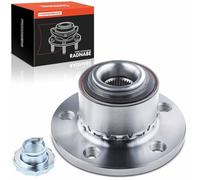 Frankberg 1x Wheel Bearing Hub Wheel Hub Front Axle Compatible with Polo 6C 6R 2011-2014 Fabia I 6Y2 1999-2008 Ibiza IV 6J1 6P5 2009-2015 A2 8Z0 2000-2005 Replace# 6C0407621