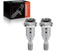 Frankberg 2 x Control Valve Inlet Side Outlet Side Compatible with 1 Series F20 F21 116-140 2 Active Tourer F45 218-225 2 Gran Tourer F46 218 220 I8 I12 X1 F48 Replace# 1136762068 9