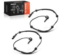 Frankberg 2x ABS Sensor 2-Pins Front Axle Compatible with Talento Box 296 1.6L 2.0L 2016-2024 Trafic III Box FG 1.6L 2.0L 2014-2024 Replace# 6000618006