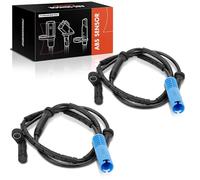 Frankberg 2x ABS Sensor Wheel Speed Rear Left Right Compatible with M.i.n.i R50 R53 2001-2006 M.i.n.i Cabriolet R52 2004-2007 C.o.o.p.e.r One Works Replace# 34526756385