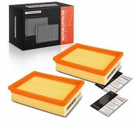 Frankberg 2x Air Filter engine Filter Filter insert Compatible with Arosa 6H1 Cordoba 6K2 C.a.d.d.y II Box/MPV 9K9A Polo 6N2 Polo Classic 6V2 Replace# 030129620C