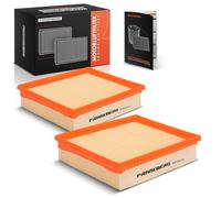 Frankberg 2x Air Filter Filter insert Filter Petrol Compatible with A-Class W169 1.5L-2.0L 2005-2012 B-Class W245 1.5L-2.0L 2005-2011 Replace# A2660940004