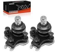Frankberg 2x Ball Joint Assembly Control Arm Front Axle Rear Compatible with Golf II 19E 1G1 1.0L-1.8L 1983-1992 J.e.t.t.a II 165 19E 1G2 1.3L-1.8L 1984-1992 Replace# 191407365B