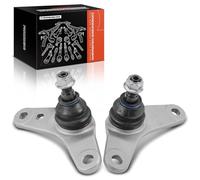 Frankberg 2x Ball Joint Assembly Front Left Right Compatible with M.i.n.i R50 R53 C.o.o.p.e.r One S Works 2001-2006 M.i.n.i Cabriolet R52 C.o.o.p.e.r John C.o.o.p.e.r Works One 2004-2007