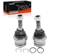 Frankberg 2x Ball joint, guide joint at the front Left Right 701407187 | Compatible with: T.r.a.n.s.p.o.r.t.e.r IV Bus 70B 70C 70J 70K 7DB 7DC 7DJ 7DK, T.r.a.n.s.p.o.r.t.e.r IV Box 70A 70H 7DA 7DH