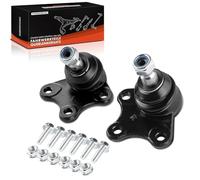Frankberg 2x Ball joint guide joint front axle left right 6Q0407365M | front axle, left, right, 6Q0407365M; Compatible with: Polo 9A 9N, R.o.o.m.s.t.e.r 5J7, Fabia I Praktik 6Y5