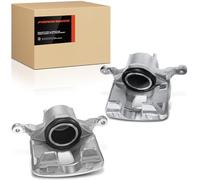 Frankberg 2x Brake Caliper Disc Brake Front Axle Left and Right Compatible with L200/Triton KAT/KBT Pajero Sport II KG/KH Replace# 4605A201