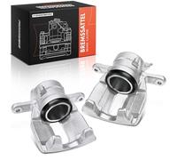 Frankberg 2x Brake Caliper Disc Brake Front Cast Aluminium Compatible with Dokker Express Duster LodG.Y Citan Box/MPV C.a.p.t.u.r I Clio II Kangoo Express Replace# 7701208332