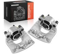 Frankberg 2x Brake Caliper Disc Brake Front Cast Aluminium Compatible with Galaxy Mondeo IV S-Max Van Freelander 2 Rang.e Rove.r Evoque V60 I XC70 II Replace# 1379932