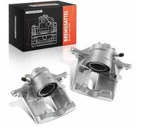 Frankberg 2x Brake Caliper Disc Brake Front Left Right Compatible with C2 JM C3 I FC FN C4 I LC DS3 SA Xsara N1 206 CC 2D 208 I CA CC 307 SW 3H Replace# 343196