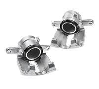 Frankberg 2x Brake Caliper Disc Brake Front Left Right Compatible with Micra C+C III K12 Micra III K12 Note E11 NE11 Replace# 41011AX601