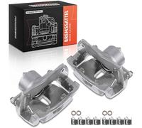 Frankberg 2x Brake Caliper Disc Brake Front Left Right with Bracket (hole spacing 140mm) Compatible with Aur.i.s E15 E18 R.A.V 4 III A3 Prius Plus Mirai Replace# 4775042090