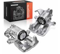 Frankberg 2x Brake Caliper Disc Brake Rear Axle Compatible with Golf II 19E/1G1 III 1H1 Jet.ta II 19E/1G2/165 P.a.s.s.a.t 3A2/35I/32B/3A5 Cordoba Replace# 535615424