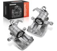 Frankberg 2x Brake Caliper Disc Brake Rear Axle Compatible with Golf III 1H1 1E7 1H1 1H5 Polo 6N1 6N2 Pas.sat Ibiza Sha.ran Alha.mbra Cordoba Replace# 1H0615424B