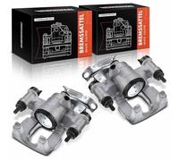 Frankberg 2x Brake Caliper Disc Brake Rear Axle Left Right Compatible with Movano B X62 NV400 X62 X62B Master III FV Master III EV HV UV Master III JV Replace# 93167653