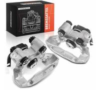 Frankberg 2x Brake Caliper Disc Brake Rear Left Right Aluminium Compatible with 206 CC 206 206 SW Clio I 11 19 I 19 I Chamade 19 II Super 5 106 II 205 I 205 II 306 Replace# 440162