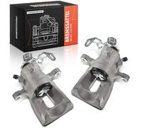 Frankberg 2x Brake Caliper Disc Brake Rear Left Right Aluminium Compatible with Astra G Cabriolet/Caravan/CC/Box Astra G Classic Caravan Replace# 93179156