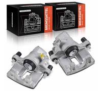 Frankberg 2x Brake Caliper Disc Brake Rear Left Right Aluminium Compatible with C-Max Focus II Cabriolet/Turnier Focus III 3 Saloon C30 S40 II Replace# 343397