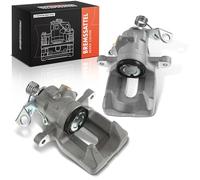 Frankberg 2x Brake Caliper Disc Brake Rear Left Right Aluminium Compatible with C3 I II III C3 Picasso Pluriel C4 Cactus 207 208 Crossland X Replace# 4400W6